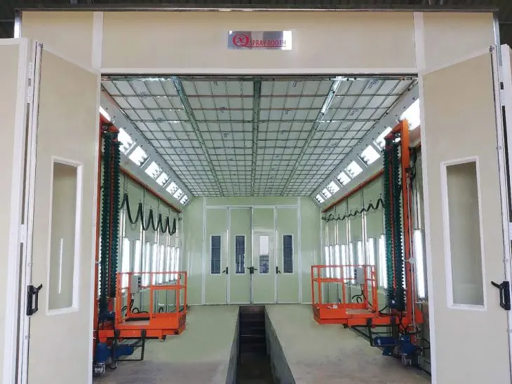 Axis Painters Lift Truck Booth