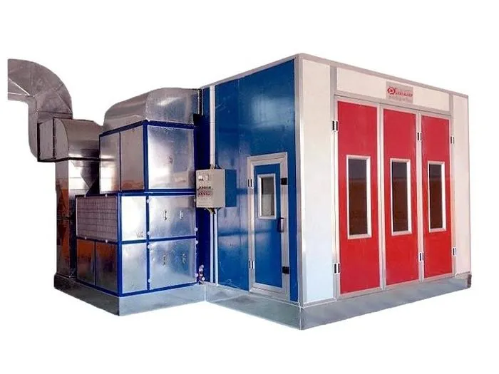 Cabina de pulverizare garaj interior